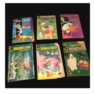 Vintage 1970's Gold Key Comics Lot of 6